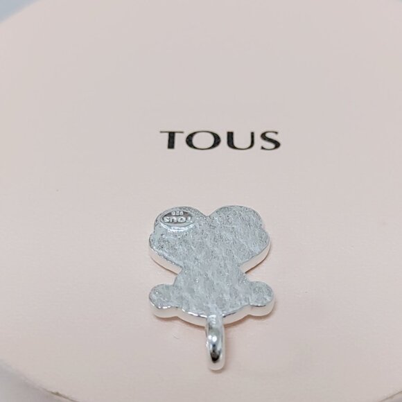 TOUS Charm Silver Grit Pendant for Bracelet & Necklace / Choker Pendant Dangle - Picture 3 of 5
